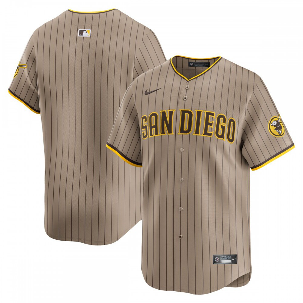 San Diego Padres Alternate Limited Jersey – Khaki-Pro Kit Vault | Brand New 26/27 Sports Jerseys